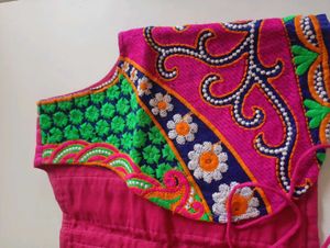 Pink Embellished Blouse