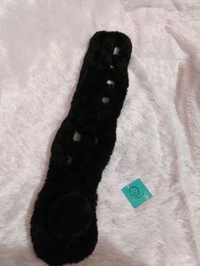 🌸Fuzzy Black Scarf🌸