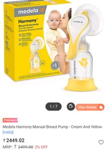 Medela Harmony pump Feed Set