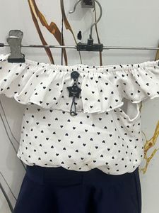 Boat Neck Heart Shape Frock