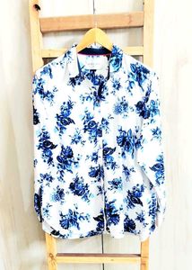 Fine Cotton Printed Shirt Bust Size-42