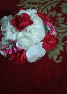 2 Combo Silver Multi Necklace And Hair Bun
