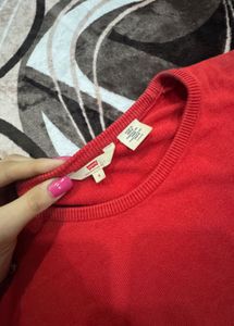 Red Levi's Long Sleeve Top