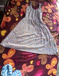 Casual Flower Print Dress