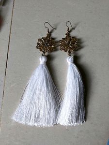 White Earings