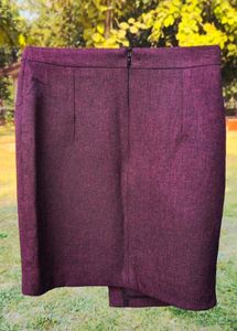 Wine Purple Women’s Wrap Style Mini Skirt