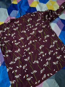 Floral Print Long Sleeve Top