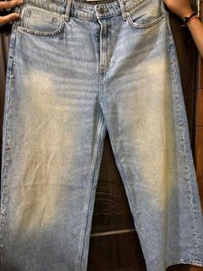 Studded Light Wash Denim Jeans