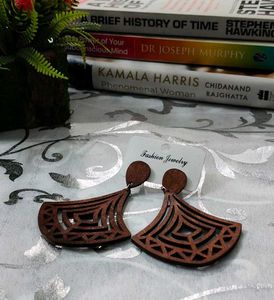 Wooden Dangle Earrings