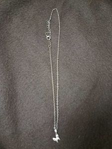 Silver Butterfly &amp; Infinity Necklaces Combo