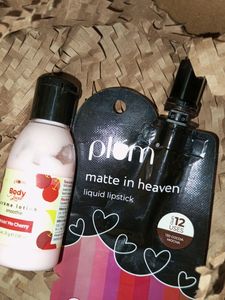 Lipstick And Body Lotion