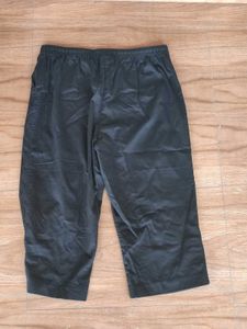 Summer Wear Black 3/4th Pants