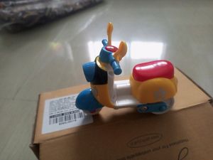 Blue - Red Vespa Scooter