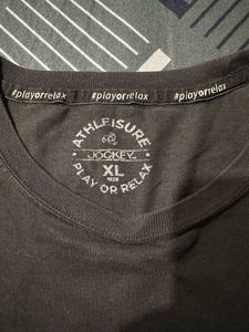 Trendy Jockey Black T-Shirt