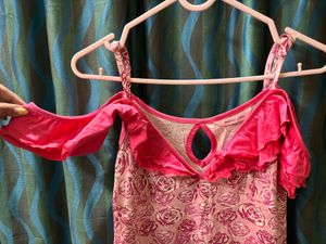 pink ruffle sweetheart mini dress 💗