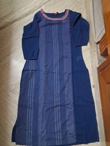 Blue N RED LEGGING  Kurta Set