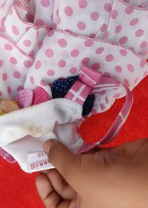 Cute Pink Polka Dot Outfit