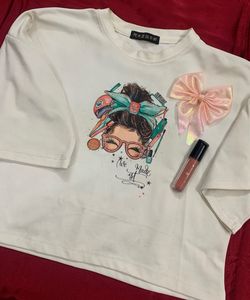 White Baggy r-shirt