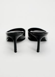 ZARA Patent Effect Mules