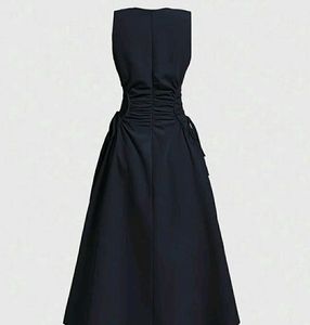 DRAWSTRING A LINE DRESS 👗