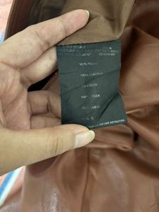 Vintage Prada Brown Leather Trousers