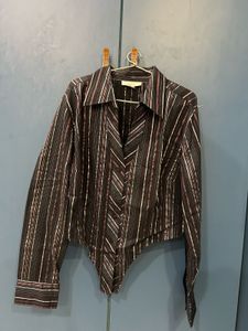 Black Shirt With Lining