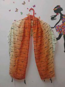 Stylish Orange Dupatta