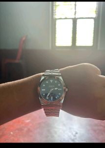 Classic Silver-Tone Quartz Watch