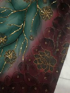 Beautiful Heavy Saree With Blouse 😍