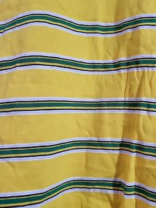 Ajile By Pantaloons Yellow Striped Tshirt
