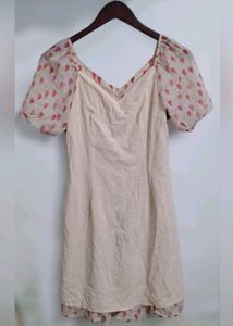 Pink Heart Print Dress (Women)