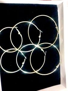 Hoops Earrings (Pack Of 3)