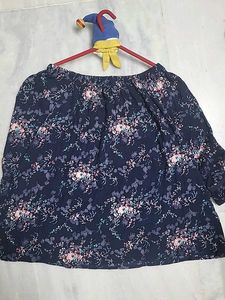 Floral Off-the-Shoulder Blouse