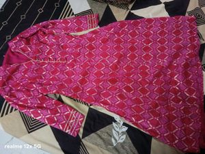 Pink Printed Kurti