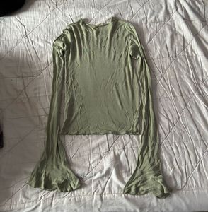 Zara Bell Sleeves Bodycon Top