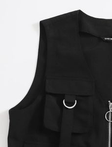 SHEIN Utility Zip Through Gilet