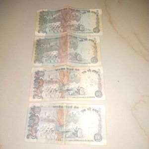 Rare Old Indian 100 Rupees 4 Note +Free Gift 🎁
