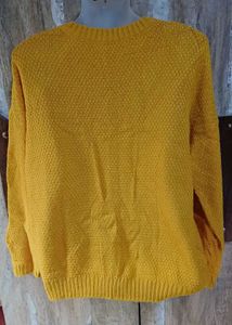 Cozy Mustard Knitted Top