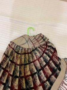 Poncho with Fringe