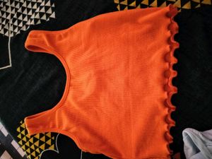 Orange Tank Top