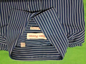 GentlyUsed GreyColorStriped LongSleeve Button Down