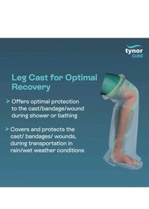 TYNOR Cast Cover Leg, White, Universal Size, 1 Uni
