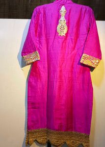Embroidered Indian Rani Suit