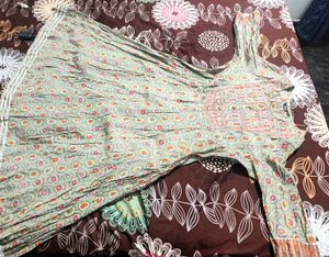 Vintage Style Printed Dress
