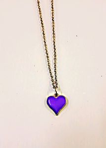 💜 HEART SHAPED PENDANT NECKLACE