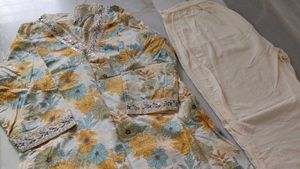Floral Print Kurta Set