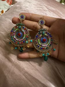 Big ethnic earrings
