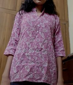 Pink Floral Tunic