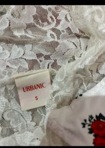 urbanic Floral Lace Corset Top