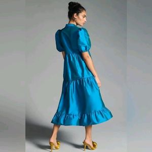 Puffy Sleeves Dress 👗
